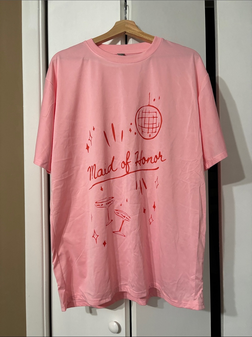 NWOT Maid of Honor Pink Graphic Tee